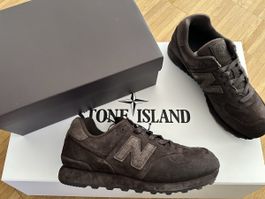 Stone Island x New Balance 574 braun | Gr. 45