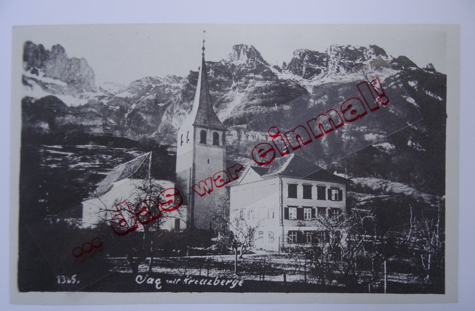 Cartoline postali: St. Gallen Sax  anno dazumal – Usato da Safnern venduto da Wstussi