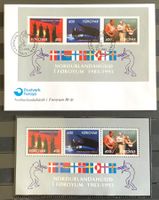 1993 Färöer Dänemark 10 Jahre Haus der Nordens FDC + Block**