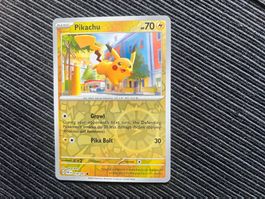 Pokemon Pikachu Reverse Holo Paldean Fates near Mint