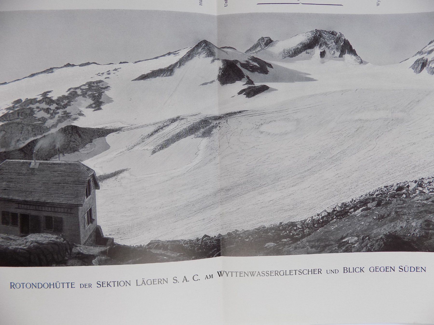 Incisioni: Wyttenwassergletscher Blick gegen Süden – Usato da Risch venduto da Antikfee 1