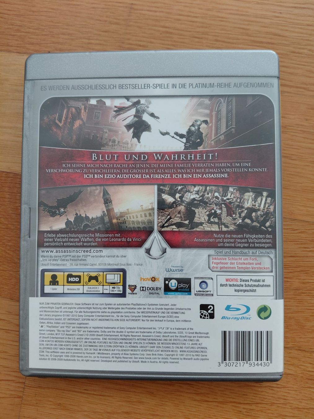 Sony Giochi: Assassin's Creed II PS3 – Usato da Oberwil BL venduto da Petermib 3