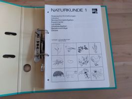 NATURKUNDE 1/ ORDNER MIT ARBEITSBLÄTTER