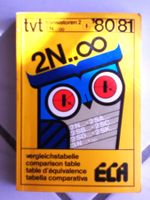 ECA-Vergleichstabelle tvt - transistoren 2 - 2N... 1980/81