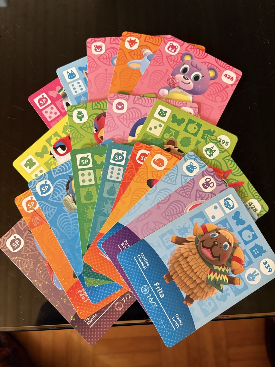 Carte collezionabili: 20stk Animal Crossing Amiibo Karten – Usato da Stäfa venduto da Louder85