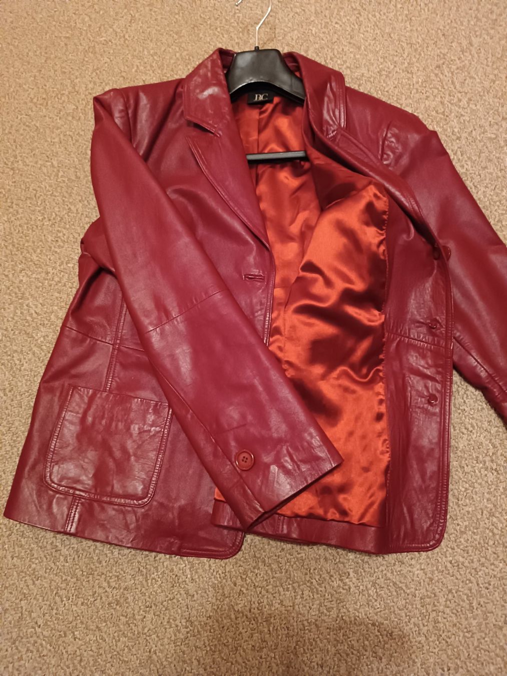 Giacche: Lederjacke gefüttert rot – Nuovo (secondo la descrizione) da Horn venduto da sonjamenzi 1