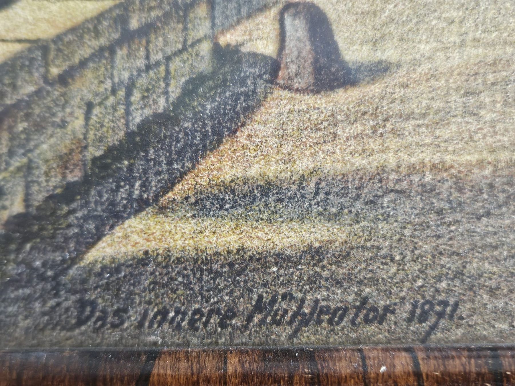 Grafica & Litografie: Lithografie Das Innere Mühlentor 1871 – Usato da Birr venduto da DisDas 1
