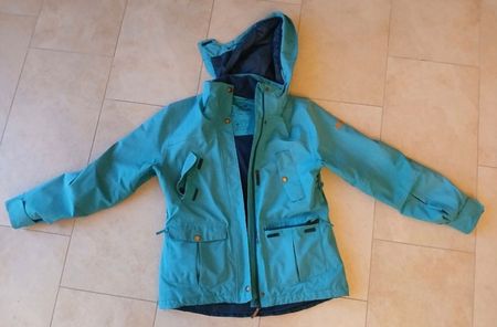 Skijacke Damen, Grösse 40 Türkis.