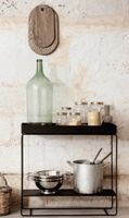 Ferm Living two-tier plant box/console black