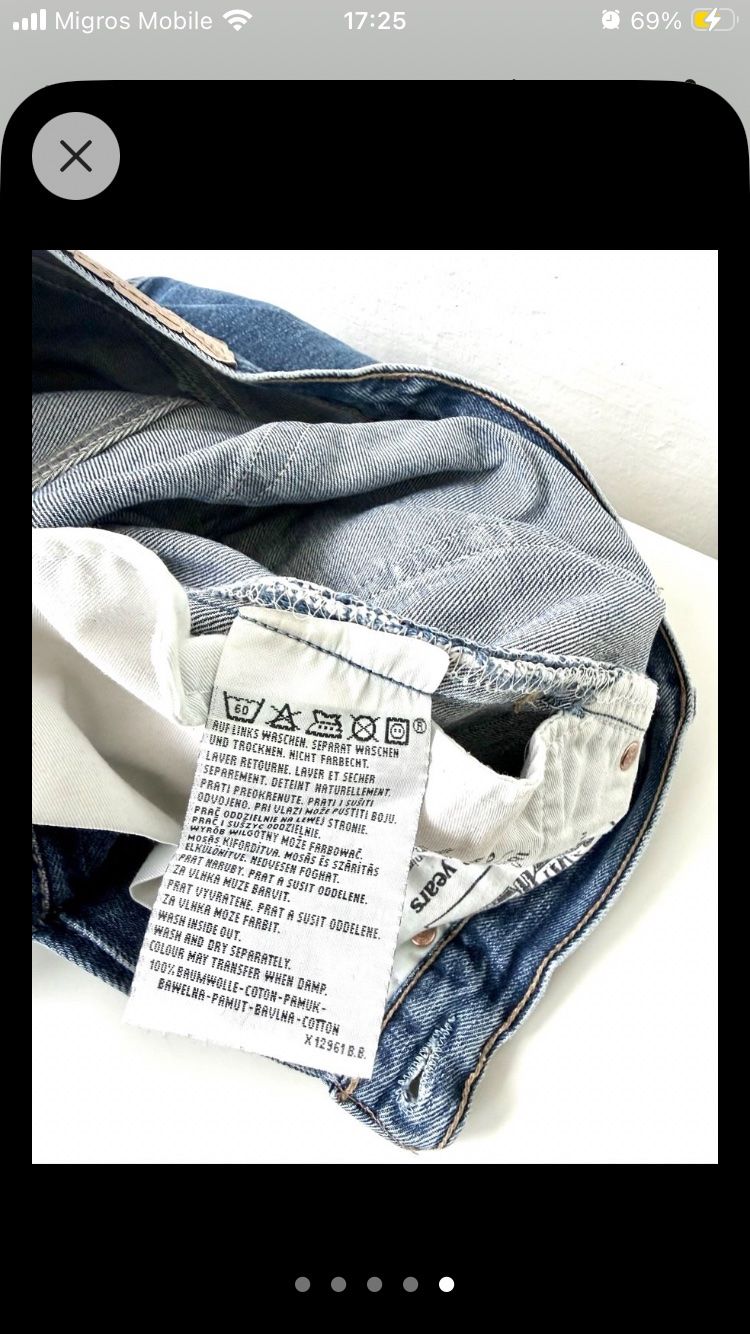 Levi's Jeans: Jeans Levi Strauss blau Denim – Usato da Wauwil venduto da alessandrea82 4