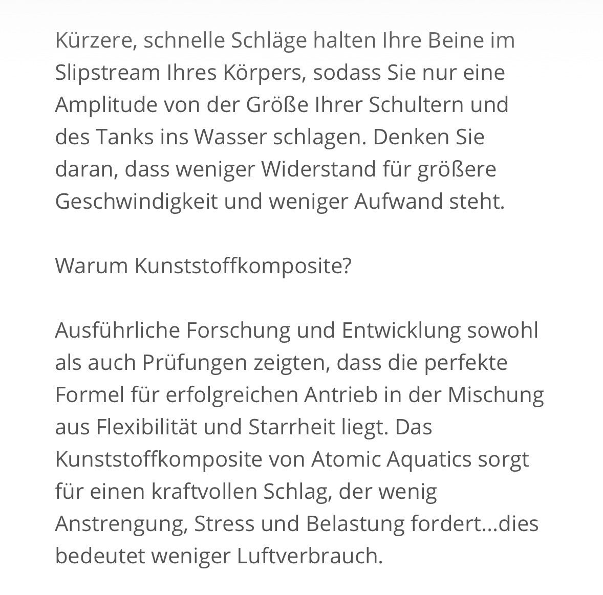 Pinne, Maschere & Boccagli: Geräteflossen Atomic Aquatics Splitfin, Smoke on the Water – Usato da Gals venduto da Rumpelstilzler 3