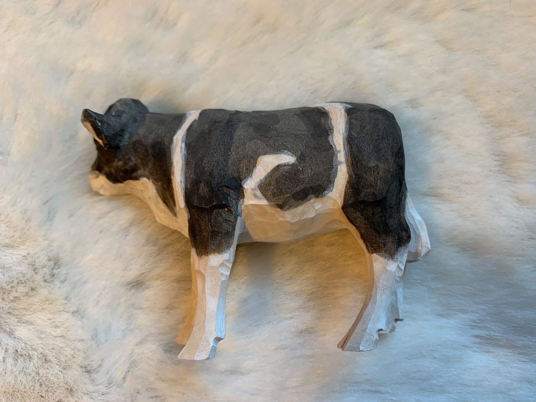 Statuette: Kalb aus Holz, handgeschnitzt, Brienz, Krippe – Usato da Kloten venduto da petrol5555 1