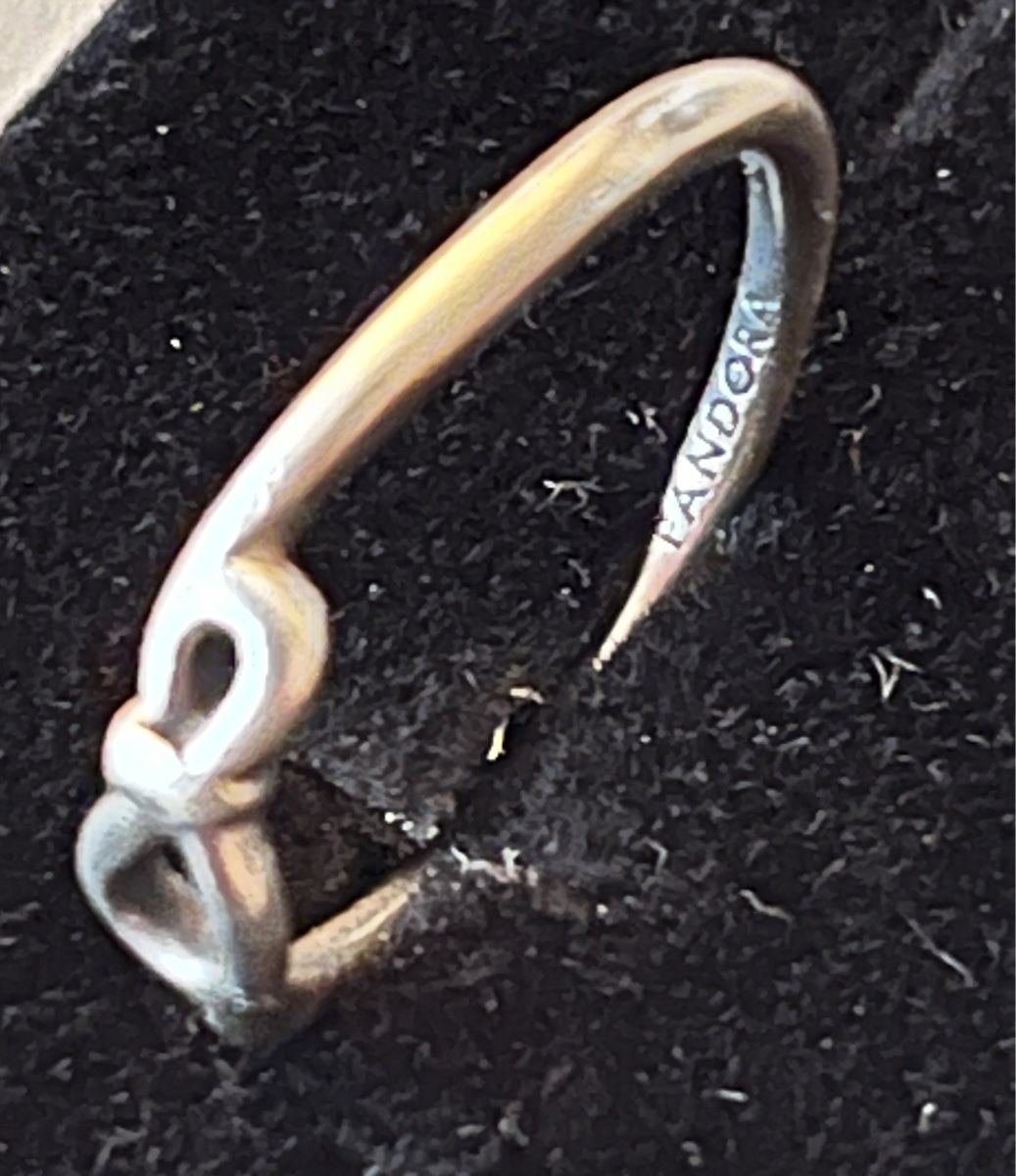 Pandora Anelli: Pandora Silberring Infinity Schleife Grösse 52 – Usato da Zürich venduto da Kleanthy 2