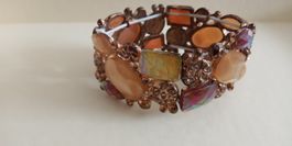 Bracelet large fantaisie Vintage 60's 70's comme NEUF