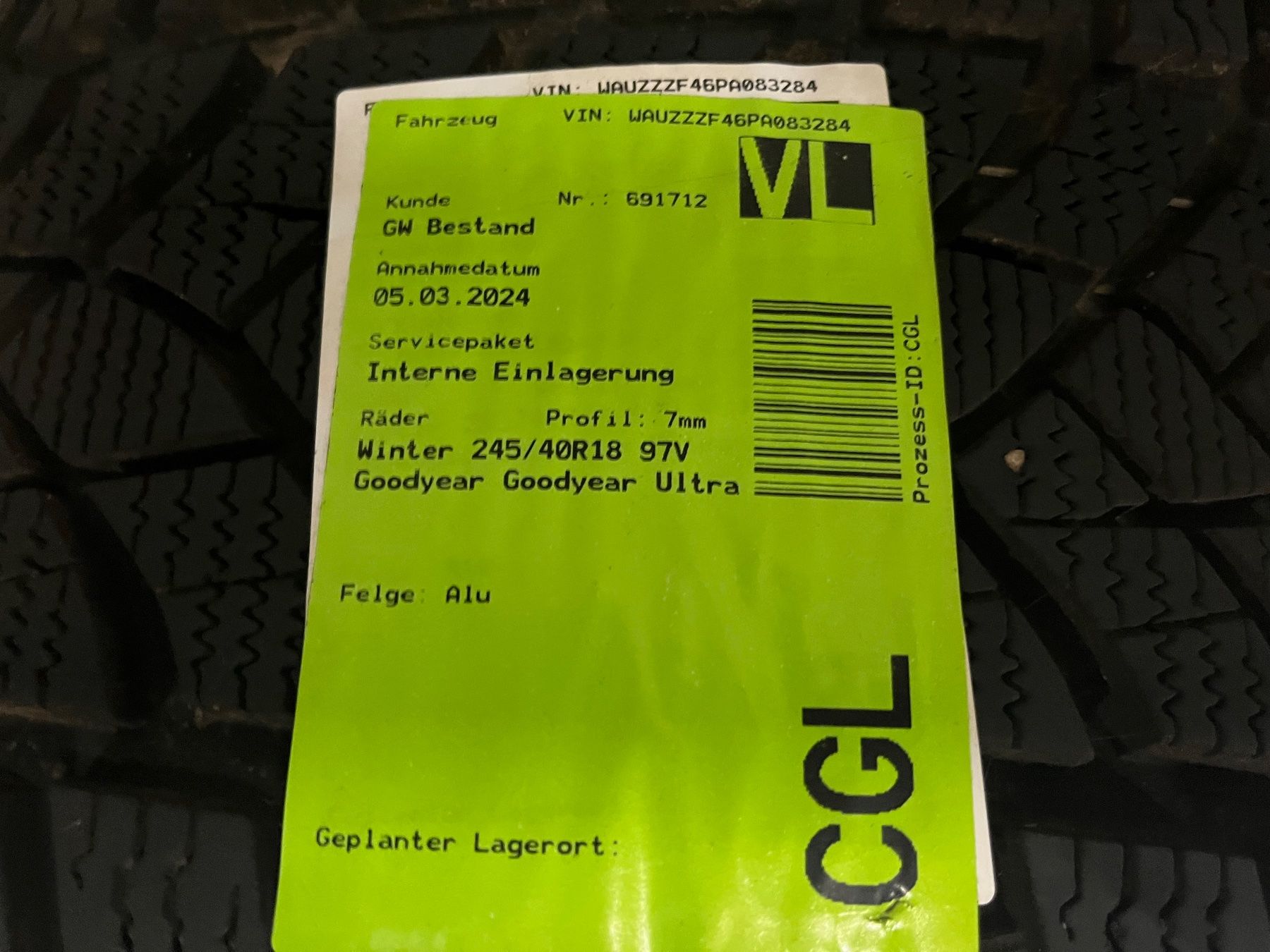 Pneumatici & Ruote complete: Winterräder Audi S4 2023 – Usato da Hefenhofen venduto da Martin_Keller 3