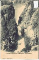 Cascades superieures de Barberine pres du Chatelard - animee