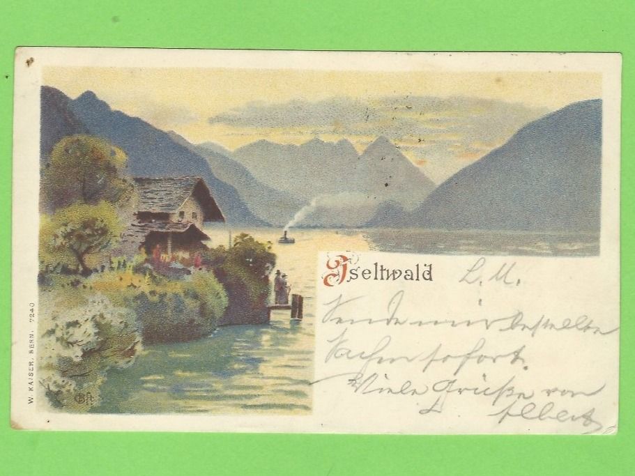 Ansichtskarten: Iseltwald – Gebraucht aus Zürich von t24_de