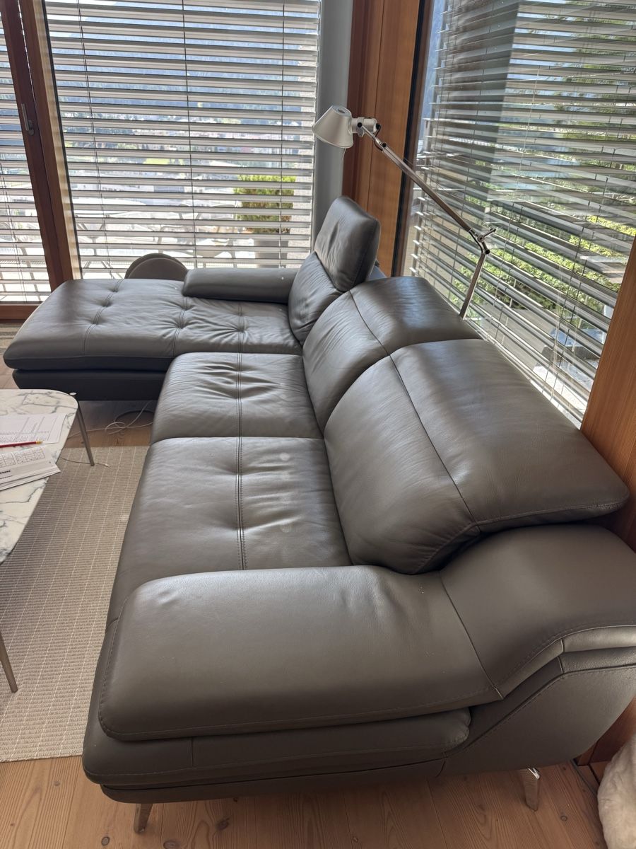 Divani: Leather Sofa Sectional Grey Used – Nuovo (secondo la descrizione) da St. Moritz venduto da gis_tb6s 2