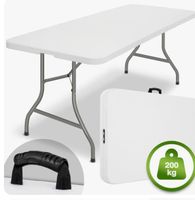 + tillvex® Klapptisch Gartentisch Buffettisch Campingtisch