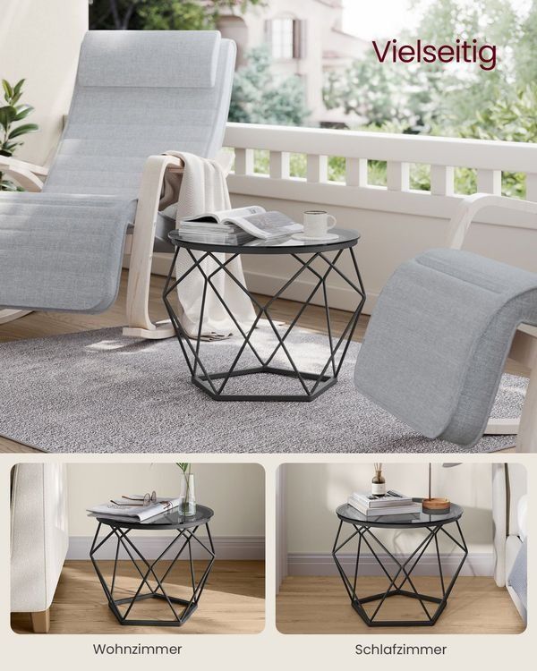 Tavoli: Couchtisch rund 2er Set Wohnzimmertisch ARTEMIS – Nuovo e nell'imballaggio originale da Lachen SZ venduto da MAMORU-MOEBEL 2