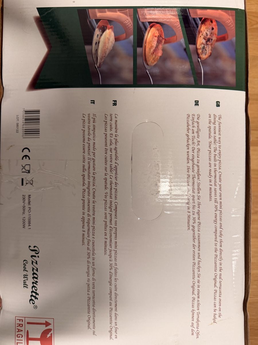 Küchengeräte: Mini Pizzaofen Terracotta - neu! – Neu und originalverpackt aus Zürich von Fabian_ 3