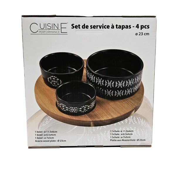 Ciotole: Cuisine Performance Tapas-Set – 4-teilig – Nuovo e nell'imballaggio originale da Thalheim an der Thur venduto da elmarket 1