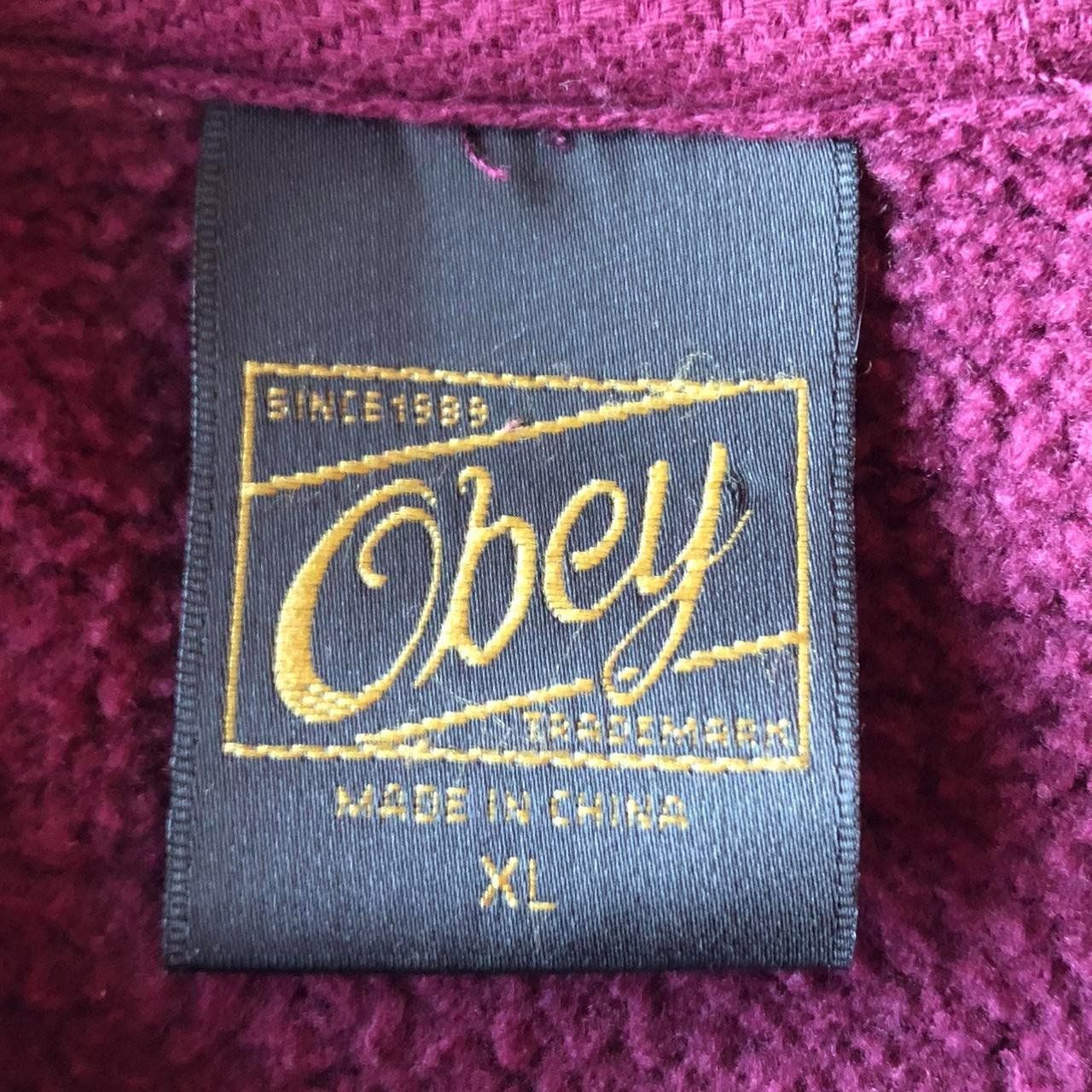 Obey Pullover & Sweatshirts: Pull Obey Purple Men XL – Gebraucht aus Genève von ang_7j7j 4