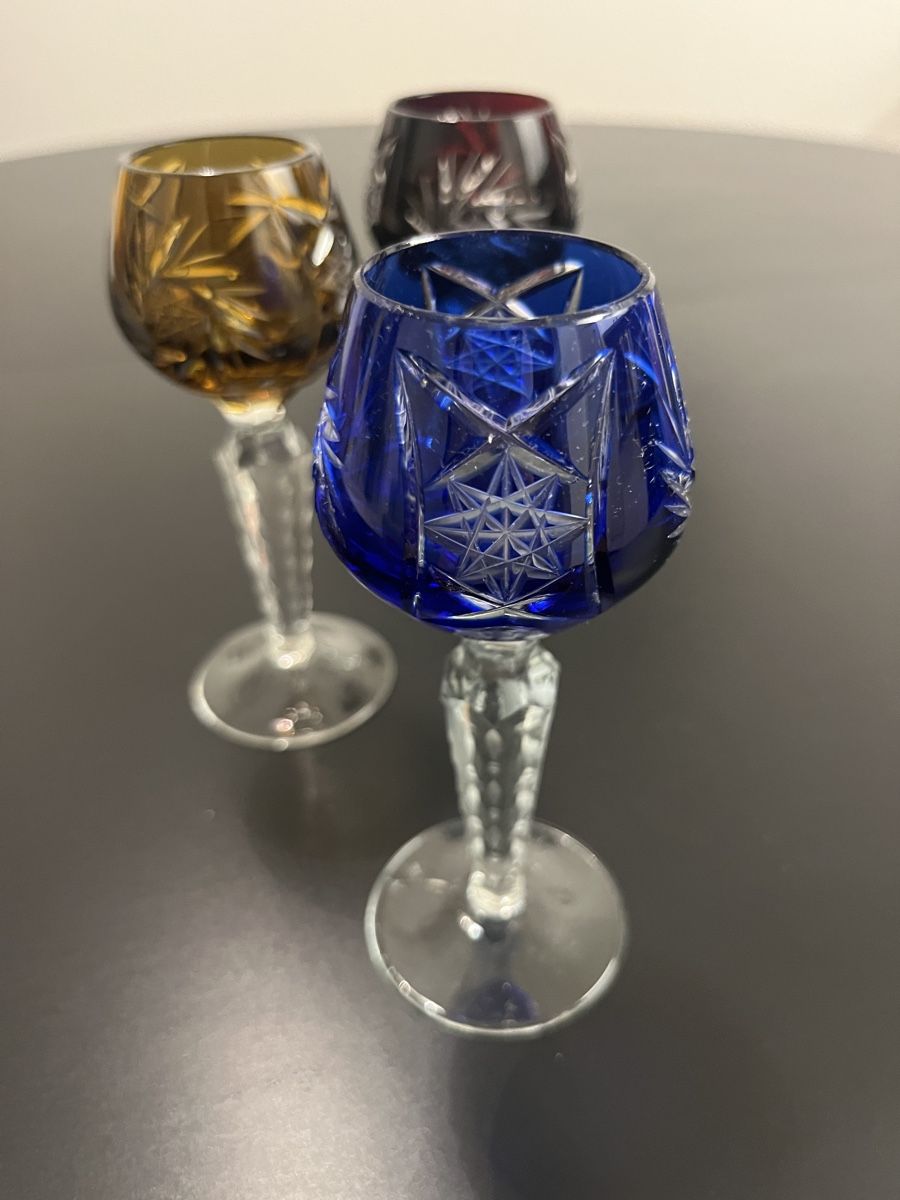 Bicchieri: 3 x Crystal Bleikristall Likör Glas – Usato da Zürich venduto da Nowstalgia 4