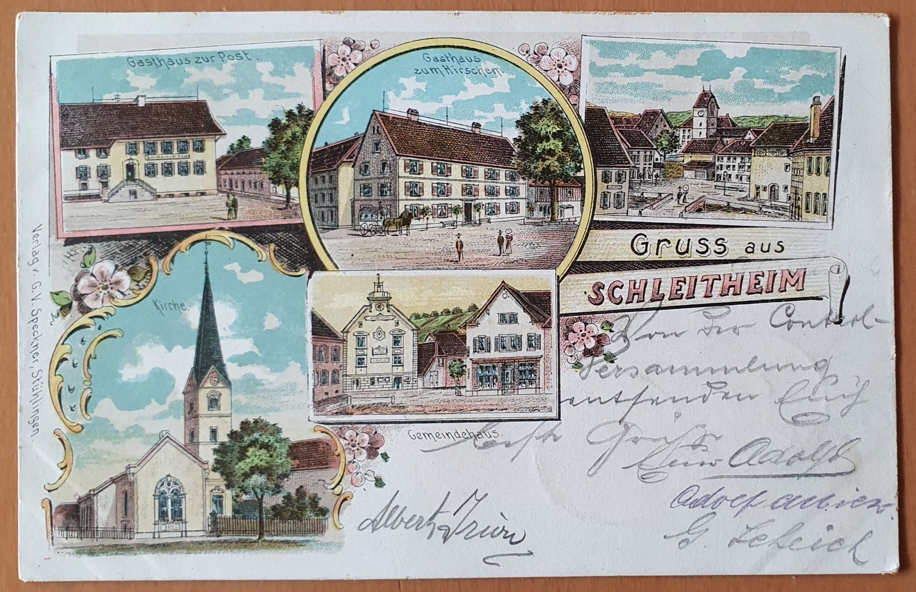 Ansichtskarten: Gruss aus Schleitheim - 5 Ansichten TOP – Gebraucht aus Kreuzlingen von Rschweiz1