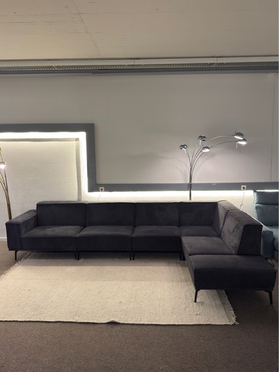 Divani: Modernes Ecksofa dunkel grau – Usato da Fehraltorf venduto da Sofalab.swiss 5