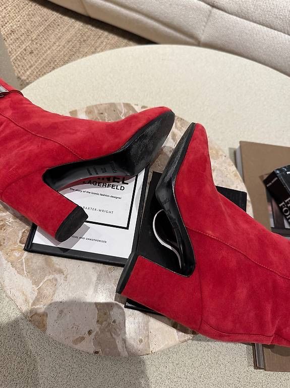 Hermès Scarpe da donna: HERMES KELLY BOOTS ROT – Usato da Schwyz venduto da bofb 5