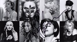 Madonna, Original Autogramm auf Foto in s/w / 30.0 X 20 CM