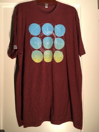 Destiny American Apparel T Shirt 50 BW 50 PE rostrot  XXL