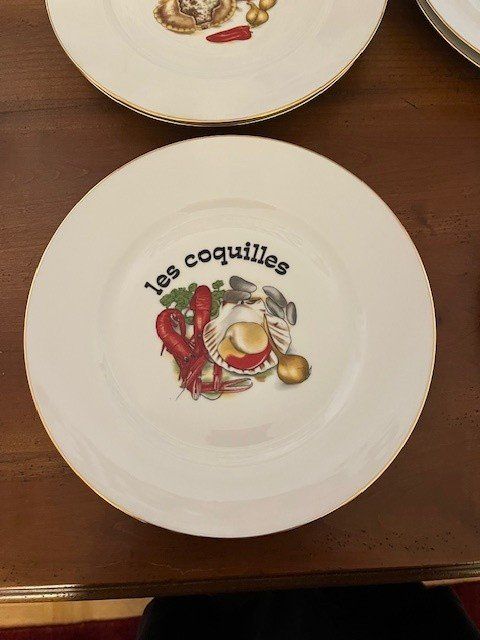 Set di piatti: Service assiettes + plat pour les crustacés – Usato da Gland venduto da chr_h8qc 1