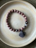 Armband Holz & Rhodonit