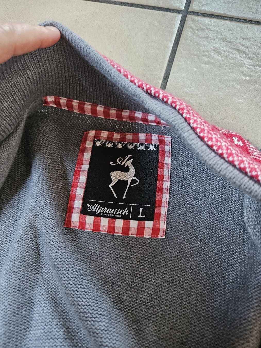 Alprausch Maglioni & Felpe: Alprausch Strickjacke Grau, Grösse L – Usato da Feusisberg venduto da Rosy8835 2