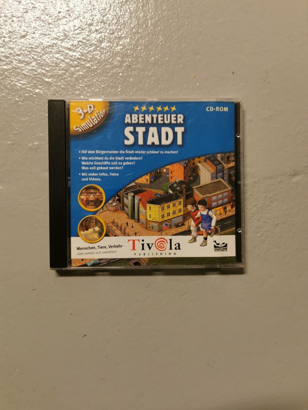 Giochi: Abenteuer Stadt - 3D Simulation CD-Rom - Top Zustand! – Usato da Mönchaltorf venduto da DiaPG