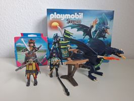 Playmobil Dragons 5484 Panzerdrache + 4748 Samurai