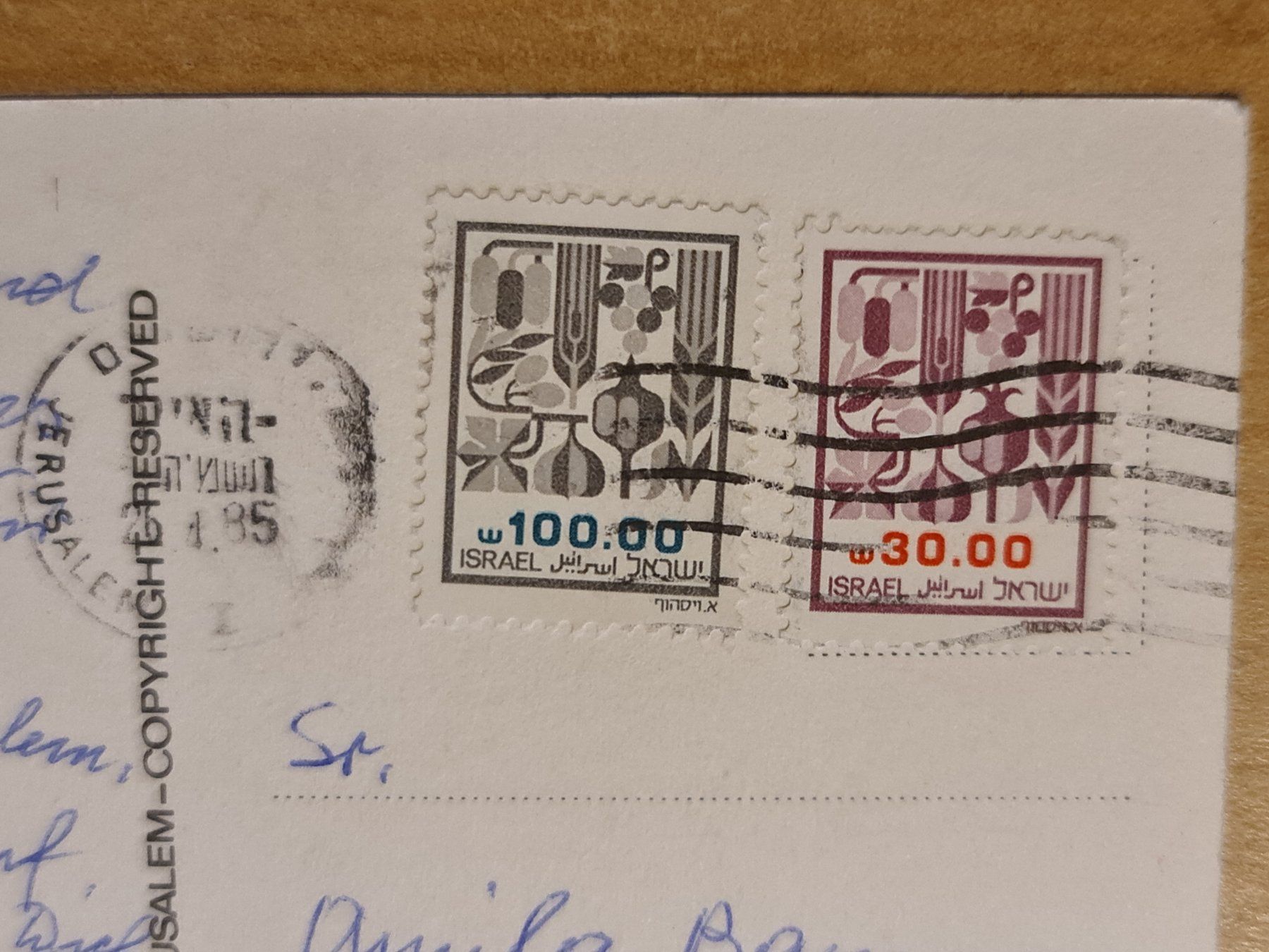 Cartoline postali: Ansichtskarte Jerusalem Israel – Usato da Dintikon venduto da Vexi 1