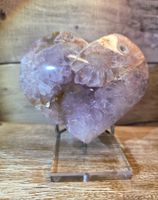 Wunderbares Pink Amethyst Herz 680g