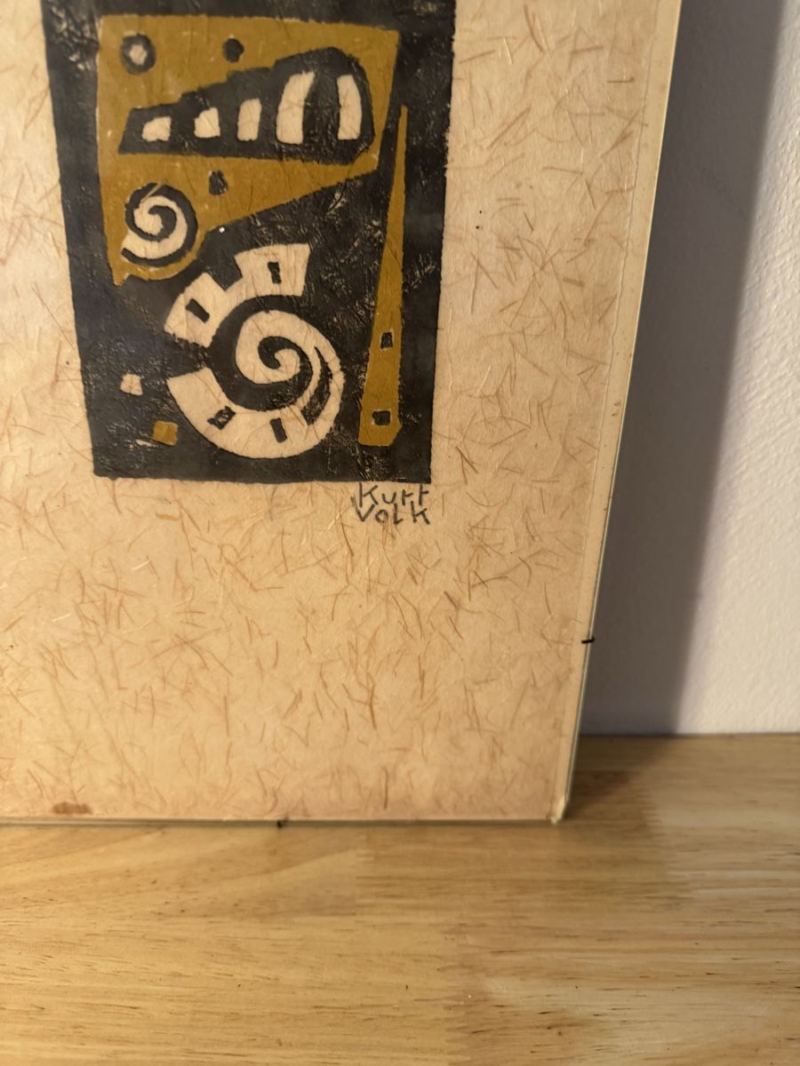 Posters & Illustrations: Original Wandbild von Kurt Volk, Mischtechnik – D'occasion à Birsfelden par inf_l2yy 2