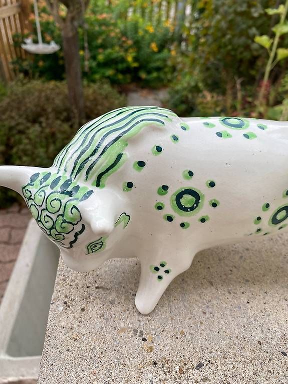 Sculptures & Statues: Taurus the bull Keramikbulle – D'occasion à Wil SG par nicetohave54 5