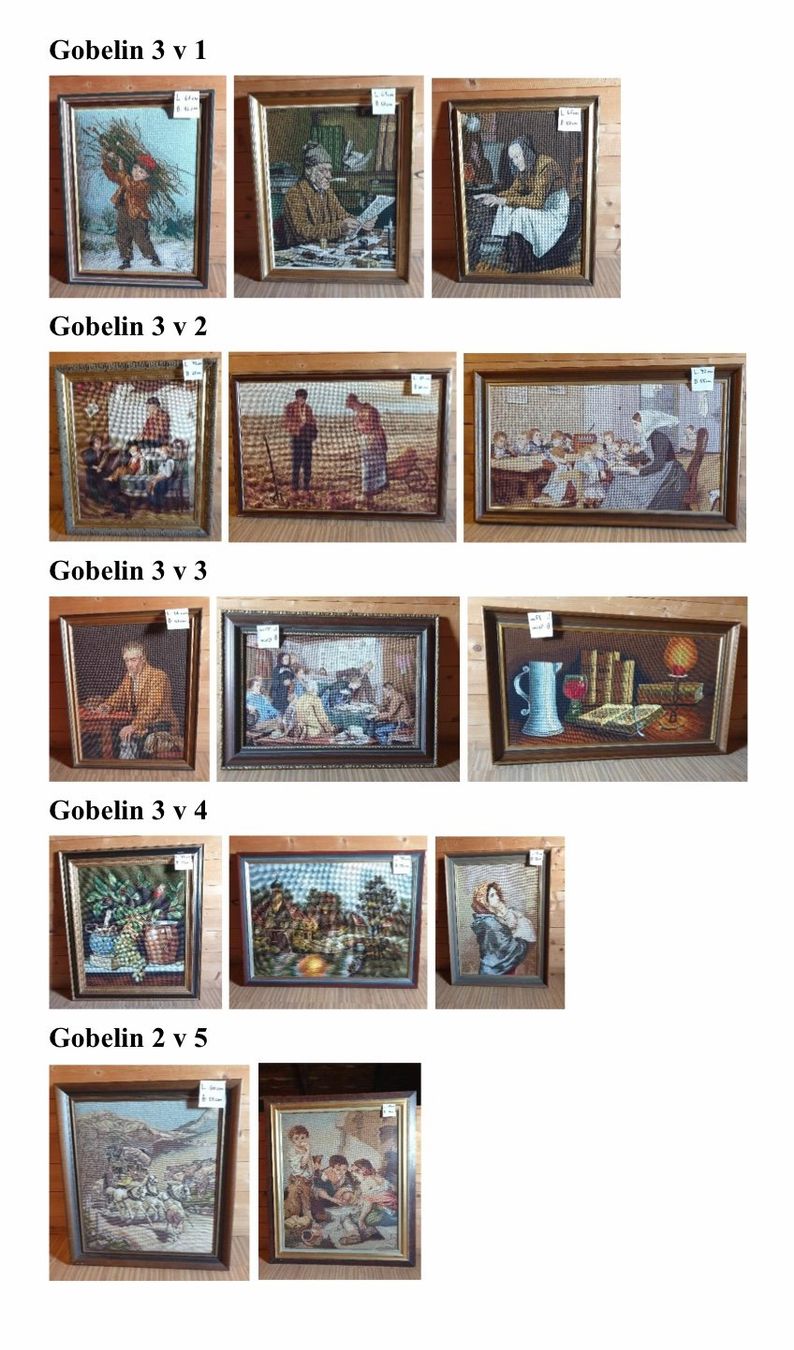 Foto & Immagini: Gobelin Bilder handgestickt in Holzrahmen – Nuovo (secondo la descrizione) da Vilters venduto da Panera 1