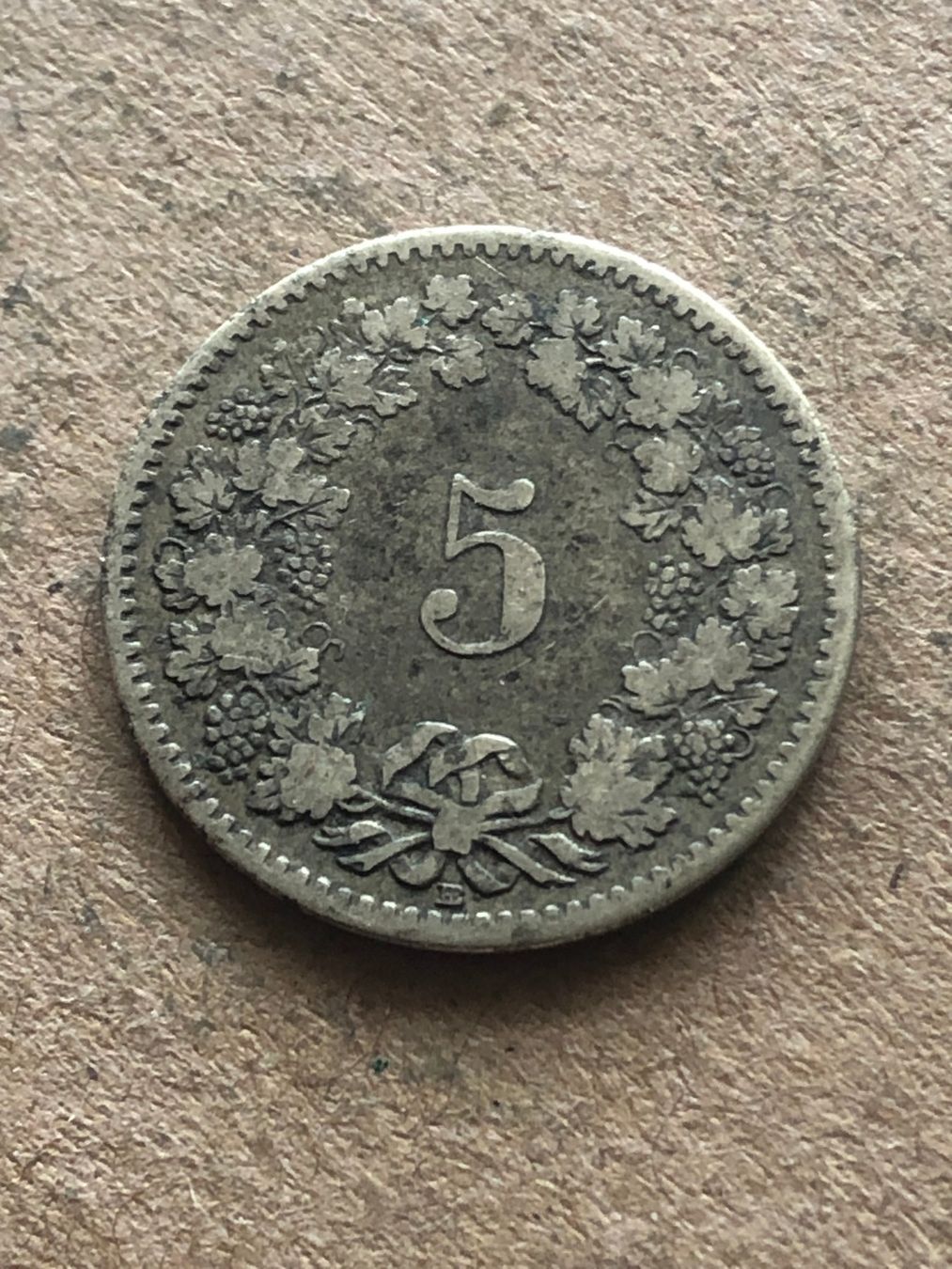 Tutti le monete: 5 Rp. 1850 BB – Usato da Schötz venduto da Odpa 1