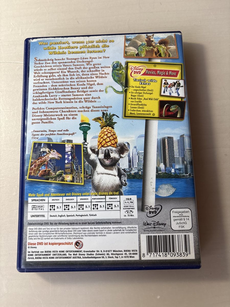Tutti i DVDs: Tierisch Wild (0325) – Usato da Ruswil venduto da Slivio_ 1