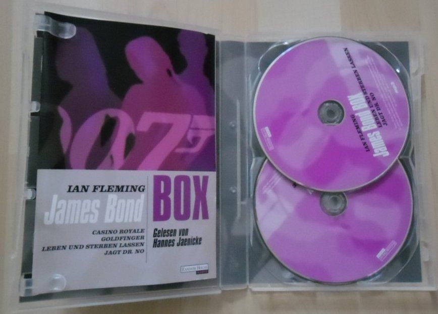 Audiolibri: Ian Fleming: James Bond (Box 2)  Lesung   2 mp3-CD's – Usato da St. Gallen venduto da elkapone 1