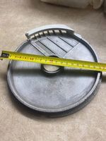 Vend 3 disques coupe légumes pour machine Brunner Anliker