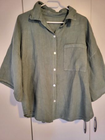 Leinenbluse Gr M/L