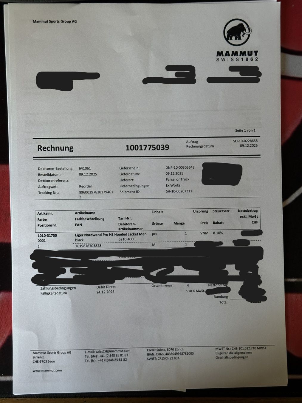 Mammut Giacche: Eiger Nordwand Pro HS Hooded Jacket Men – Nuovo (secondo la descrizione) da Brunnen venduto da Bechri 2
