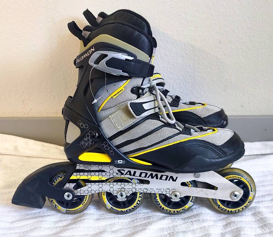Pattini in linea & Pattini a rotelle: SALOMON INLINE SKATES GR. 41 INLINESKATES 1A – Usato da Reinach BL venduto da mon_89wb